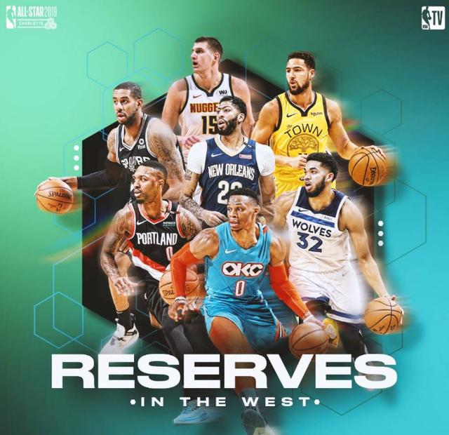  NBA公布全明星替补阵容名单出炉  